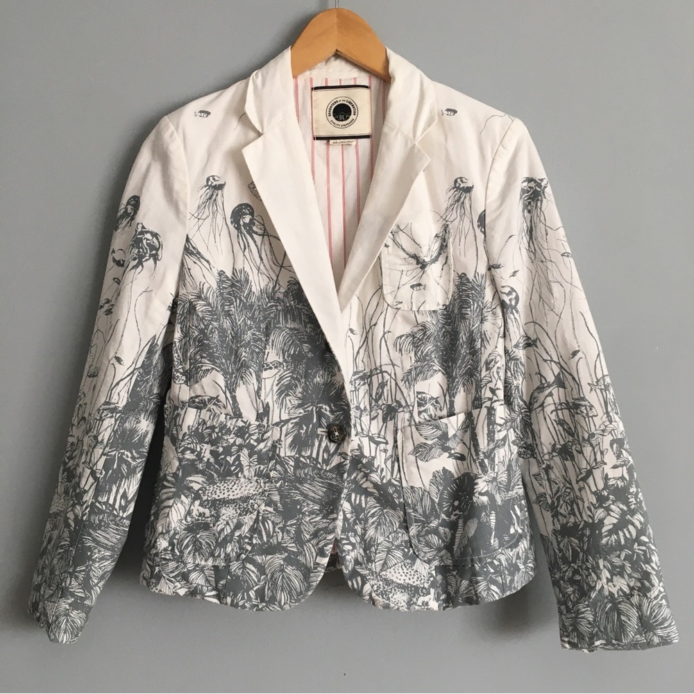Anthropology Daughters of the liberation  all cotton summer blazer
